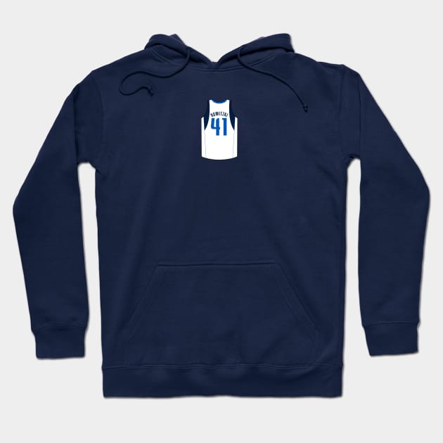 Dirk Nowitzki Dallas Jersey Qiangy Hoodie by qiangdade